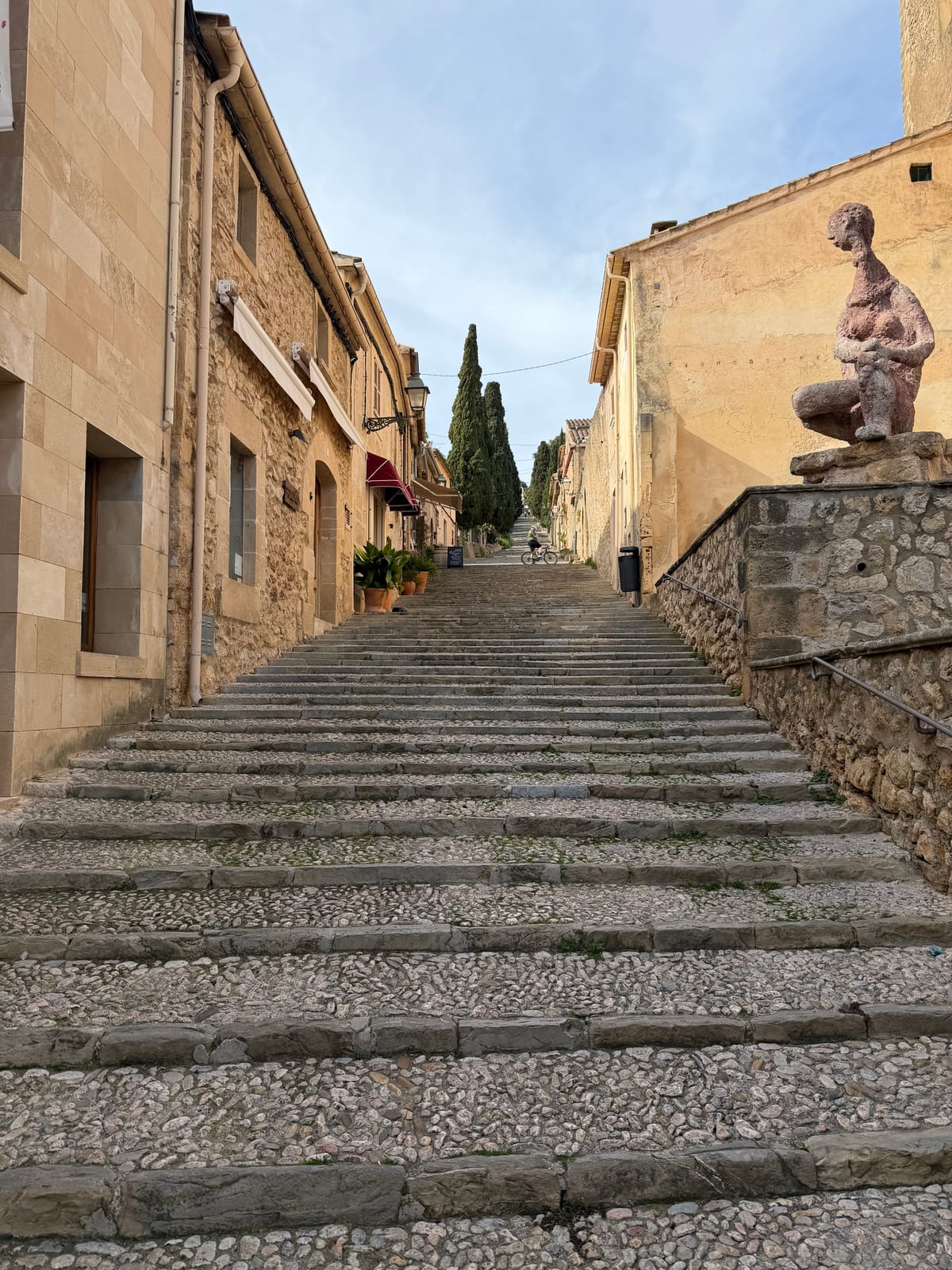 Pollenca: 365 Stufen hoch zur Kapelle