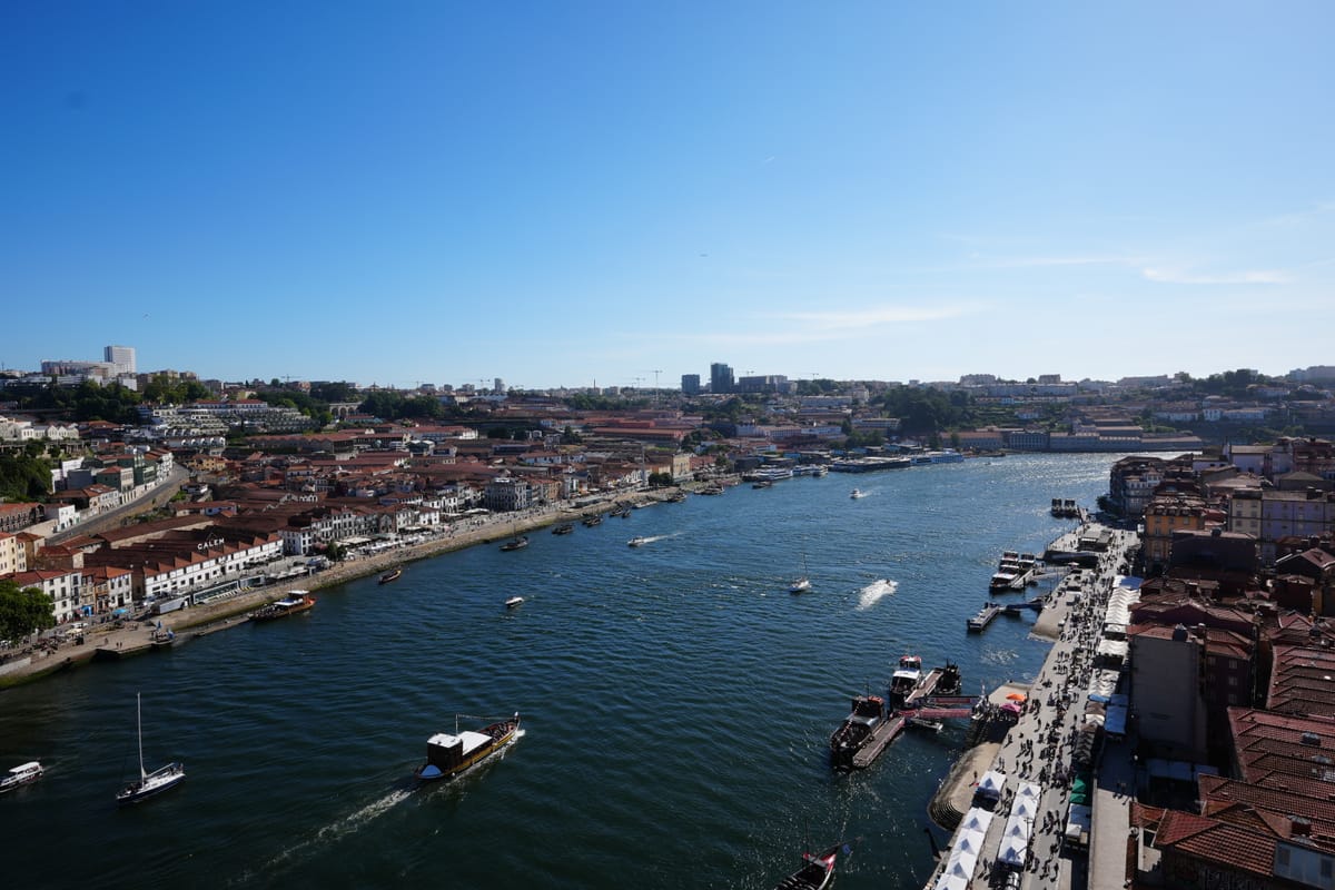 Anreise Porto und der erste Blick auf den Douro